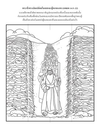 หน้ากิจกรรม: พระเจ้าทรงปลดปล่อยโมเสสกับผู้คนของเขา