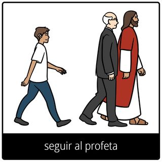 símbolo del Evangelio de seguir al profeta