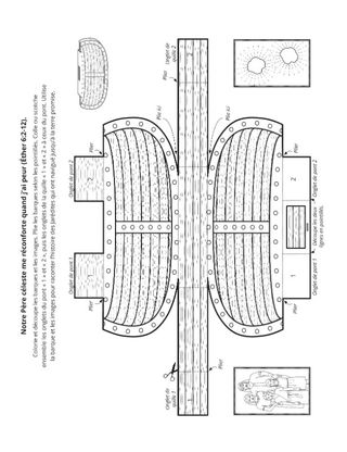 page des activités : notre Père céleste a aidé les Jarédites à construire des barques