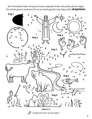 The Creation coloring page