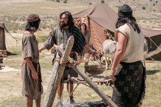 Nephi’s brothers arguing