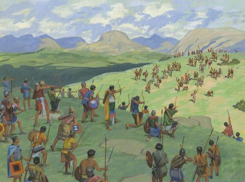 Nephites defeating Amlicites