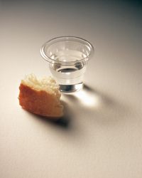 sacrament bread and cup