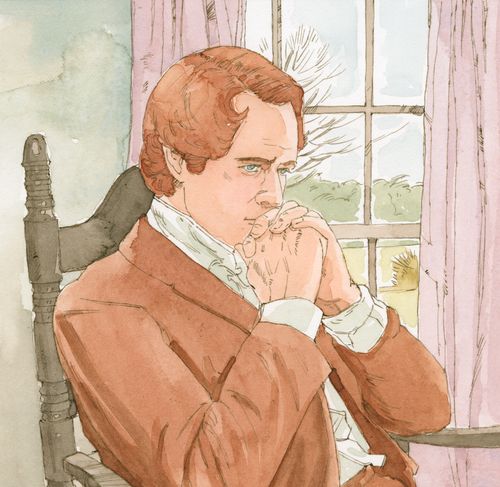 Joseph Smith pondering