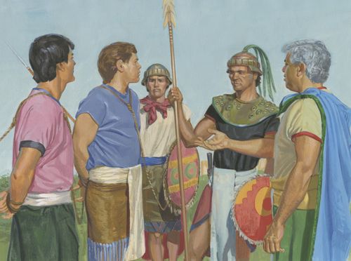 Nephites being captured