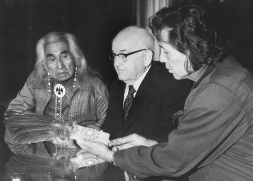 Elder Kimball and Chief Dan George