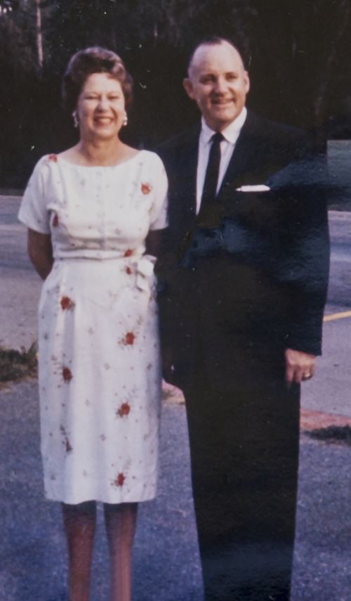 Howard W. Hunter with his wife