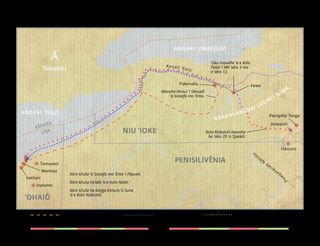 mape ʻo Niu ʻIoke, Penisilivēnia, mo e feituʻu ʻOhaiō ʻo e ʻIunaiteti Siteití, 1831