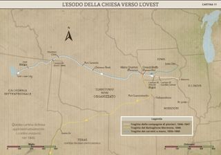 Cartina 11: L’esodo della Chiesa verso l’Ovest