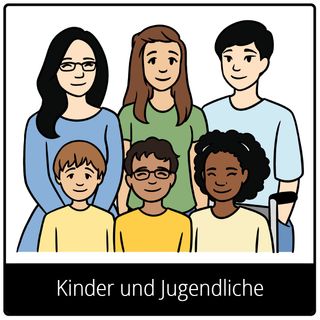 Symbol für Evangeliumsbegriff: Kinder und Jugendliche