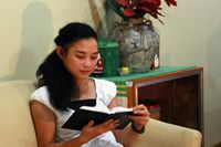 youth reading scriptures