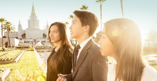 youth at the temple