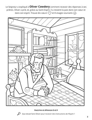 Oliver Received Answers from the Lord coloring page