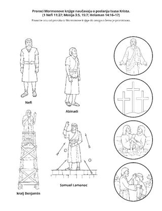 stranica aktivnosti: proroci Mormonove knjige svjedočili su o Isusu Kristu
