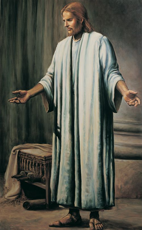 Jesus Cristo com Vestes Brancas, de Grant Romney Clawson