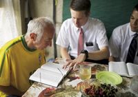 missionaries teaching