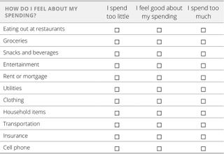 spending patterns evaluation