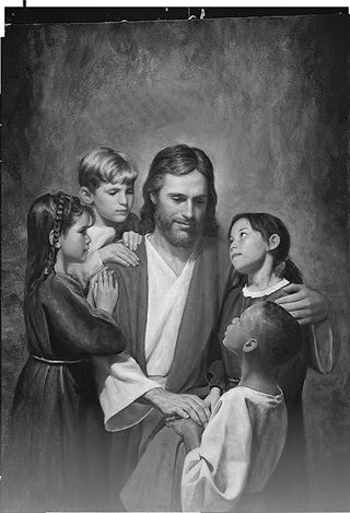 Christ with children