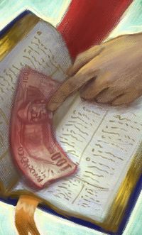 Finding money in the scriptures