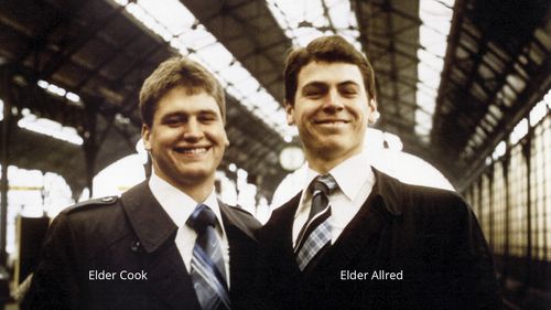 Elder Cook and Elder Allred