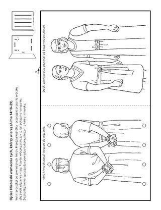 strona z zadaniami: Alma i Amulek mieli wiarę