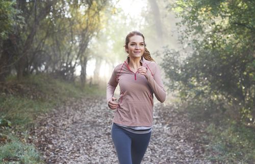 woman jogging