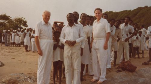 First baptisms in Ghana