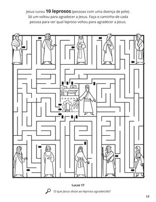 The Ten Lepers coloring page