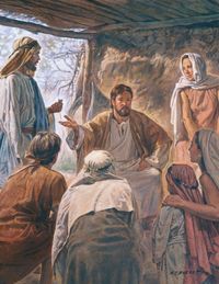 Enoch teaching the people