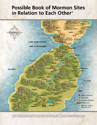 Book of Mormon sites map