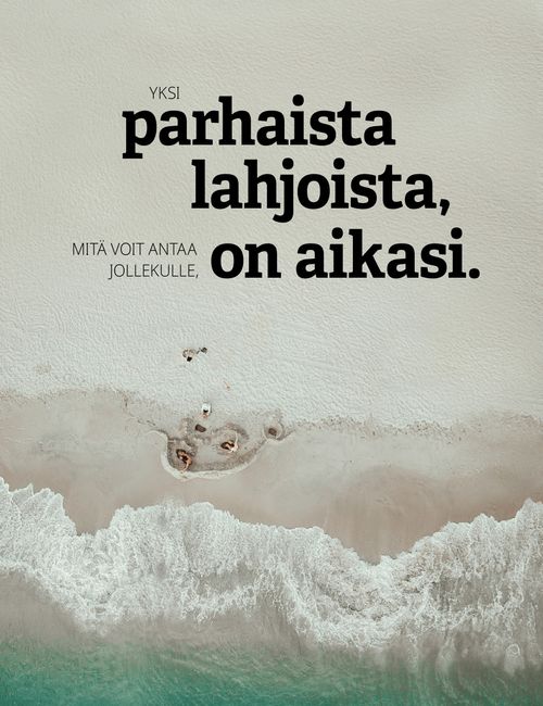 juliste ”Yksi parhaista lahjoista”