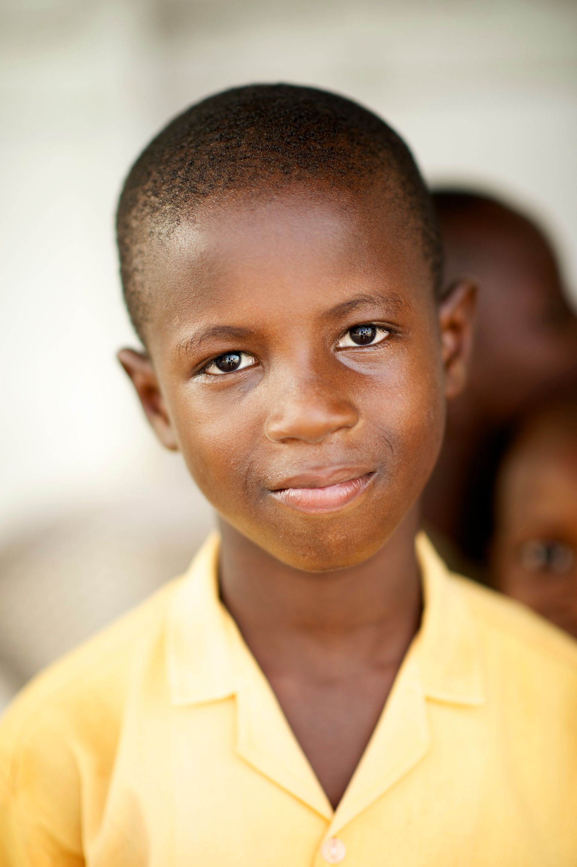 A young boy in Ghana.  