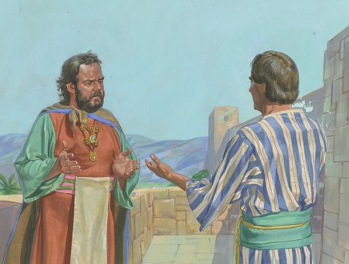 Alma talking to King Noah