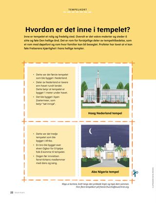 Side PDF med illustrasjoner av tempelet
