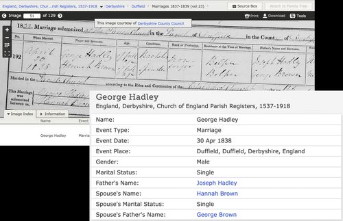 sample indexing entry