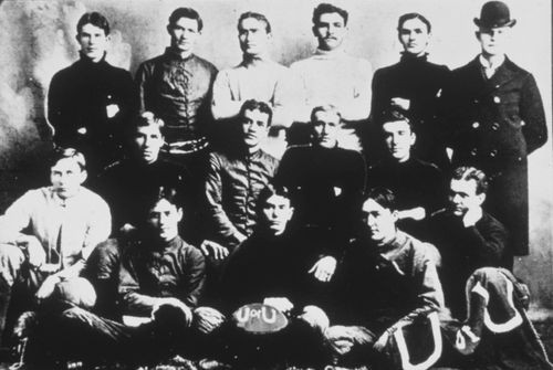 university football team