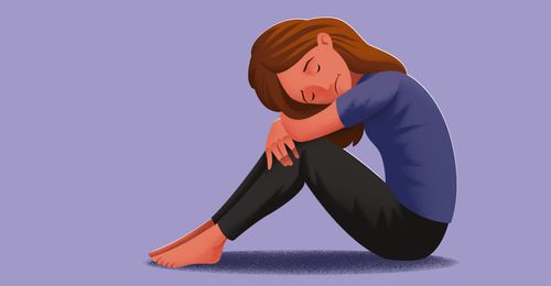 young woman feeling sad