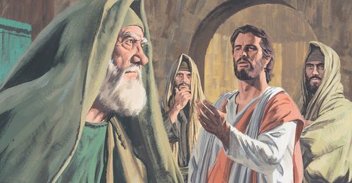 Jesus explains the meaning of the three parables to the Pharisees - ch.35-27