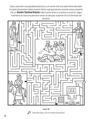 The Good Samaritan coloring page