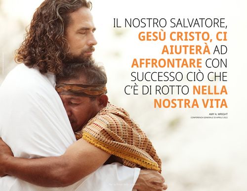 data-poster di Gesù Cristo che abbraccia un uomo