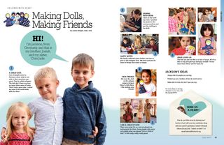 making dolls making friends