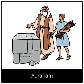 Pictogramme de l’Évangile pour « Abraham »