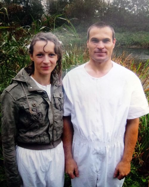 Oksana and Jānis baptism