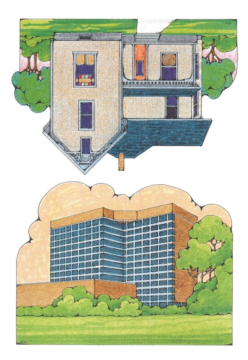 Primary Visual Aids: Cutouts 10-11, Turn-of-the Century Home; 10-12, Apartment Building.