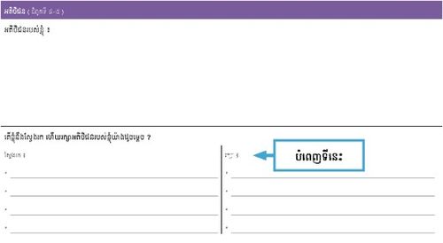 ឧទាហរណ៍ ៖ តើ​ខ្ញុំ​នឹង​រក្សា​អតិថិជន​របស់​ខ្ញុំ​យ៉ាង​ដូចម្តេច ?