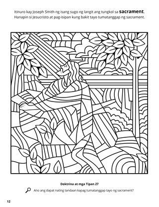 The Sacrament coloring page