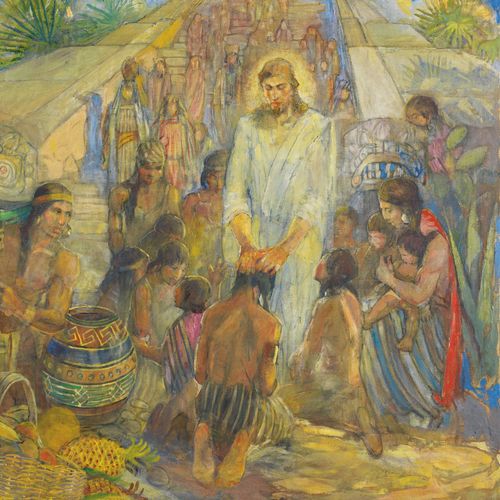 Jesus Cristo visita os nefitas