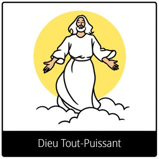 Pictogramme de l’Évangile pour « Dieu Tout-Puissant »