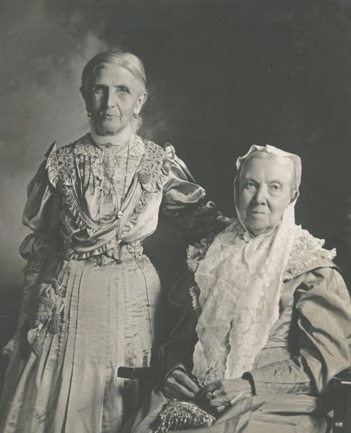 Emmeline B. Wells y Bathsheba W. Smith