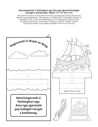 panid ti aktibidad: Tulongannak ti Dios nga agtungpal kadagiti bilinna.